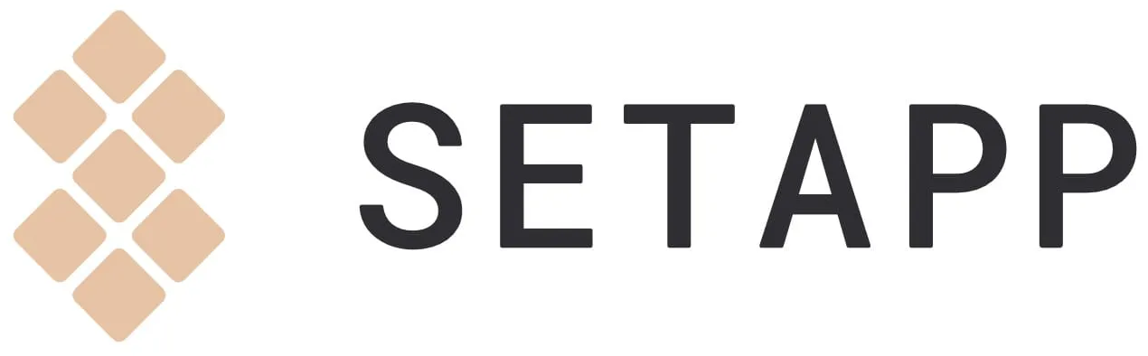 The Logo of Setapp showcasing that MonsterWriter has been published on this platform